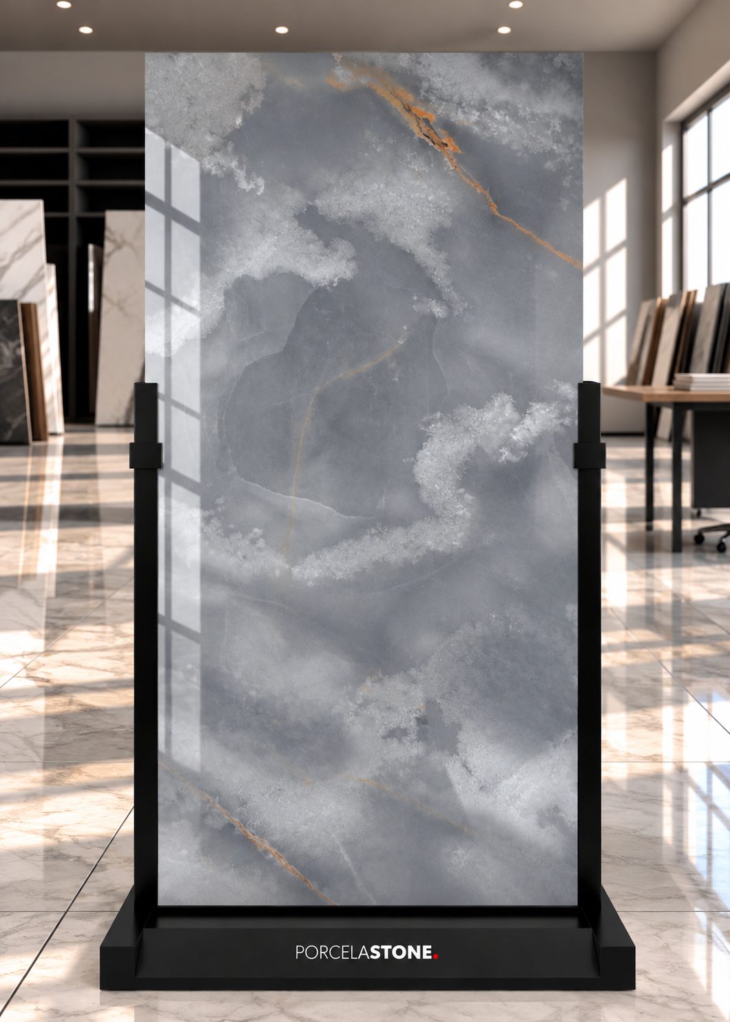 Marmo Onix Grey 60 × 120 cm