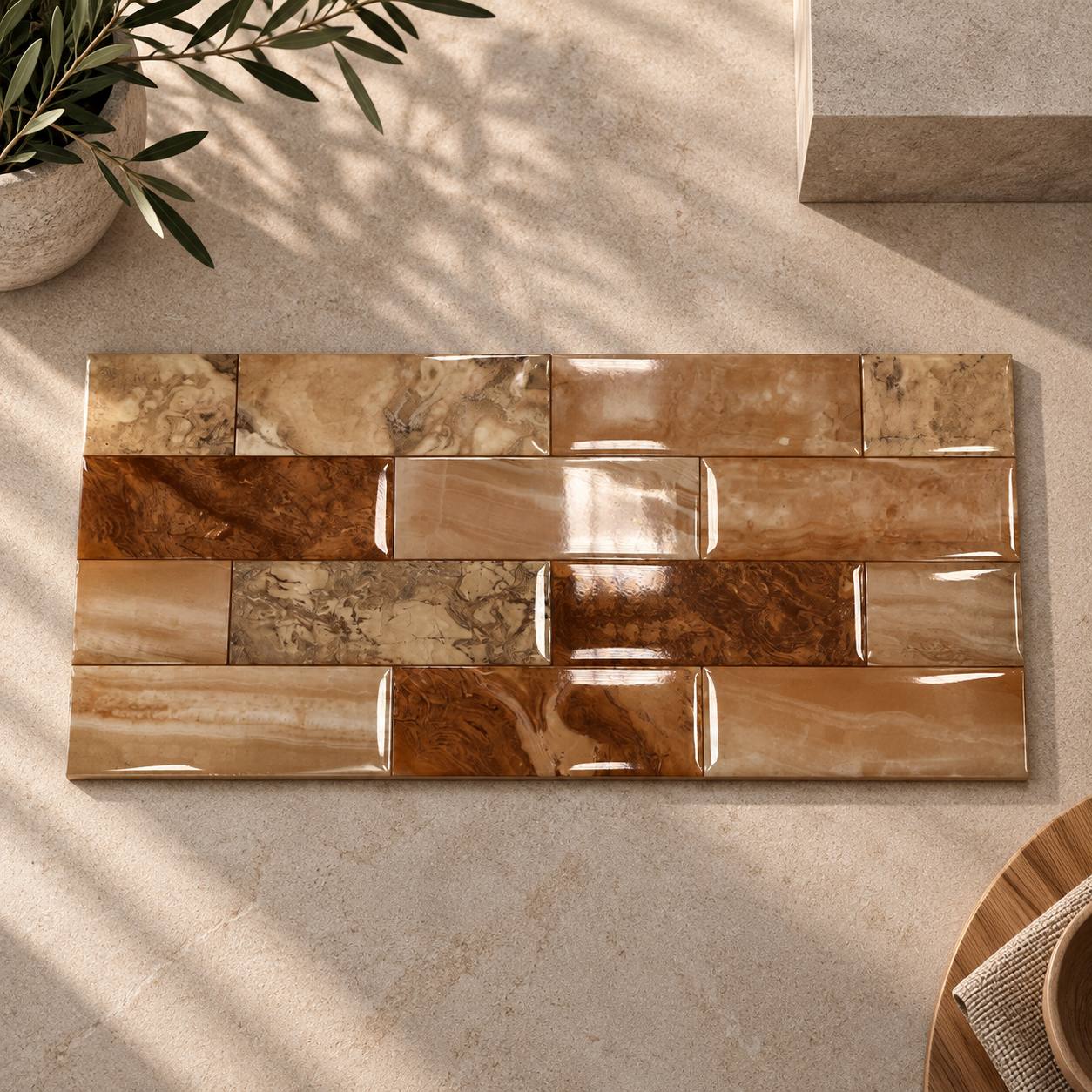 Marblebrik Brown